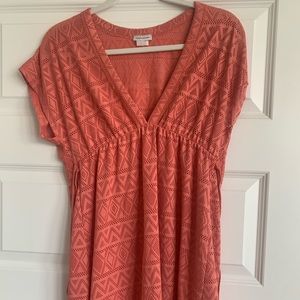 South moon under burn orange cover up